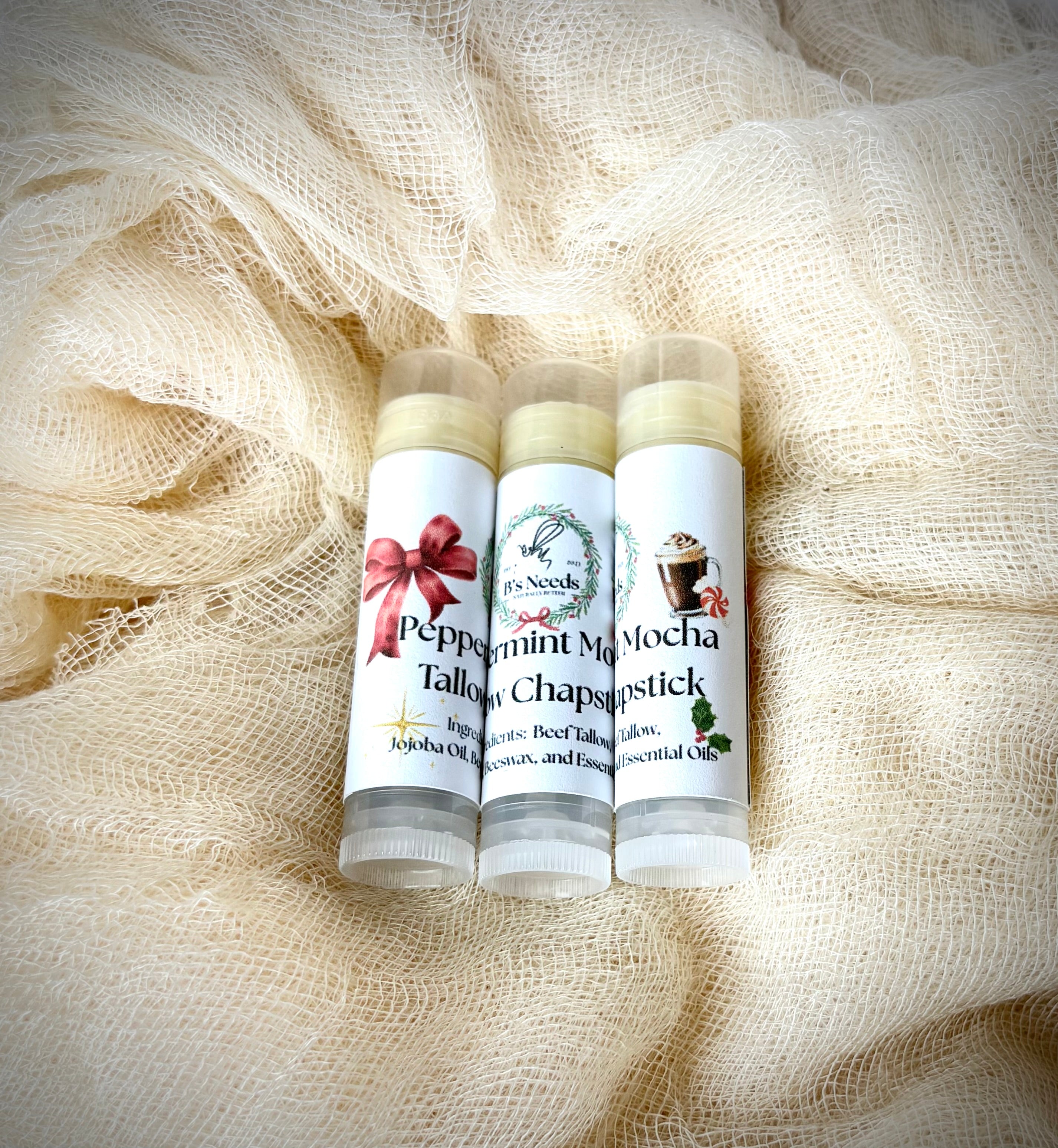 Christmas Tallow Chapstick