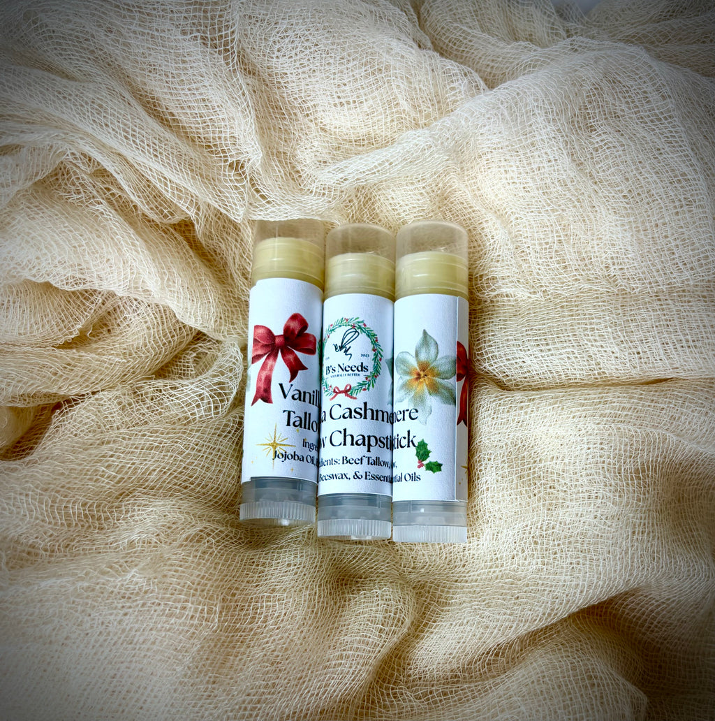 Christmas Tallow Chapstick