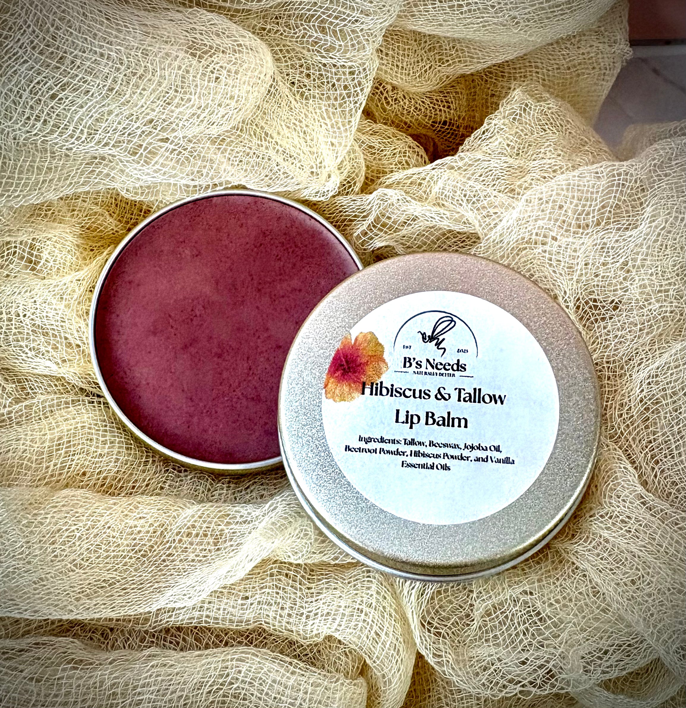 Hibiscus Lip Balm