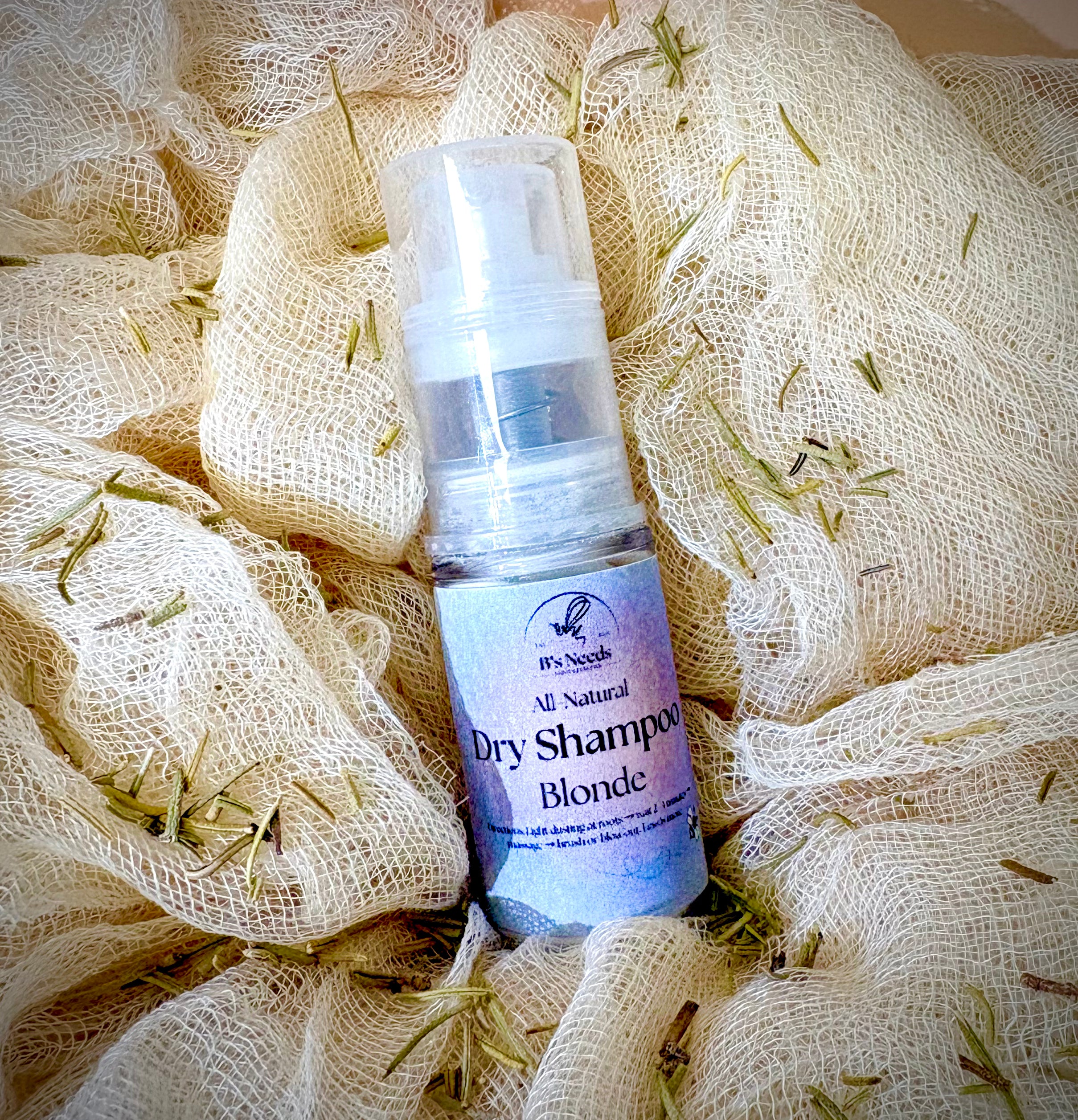 All-Natural Dry Shampoo Powder