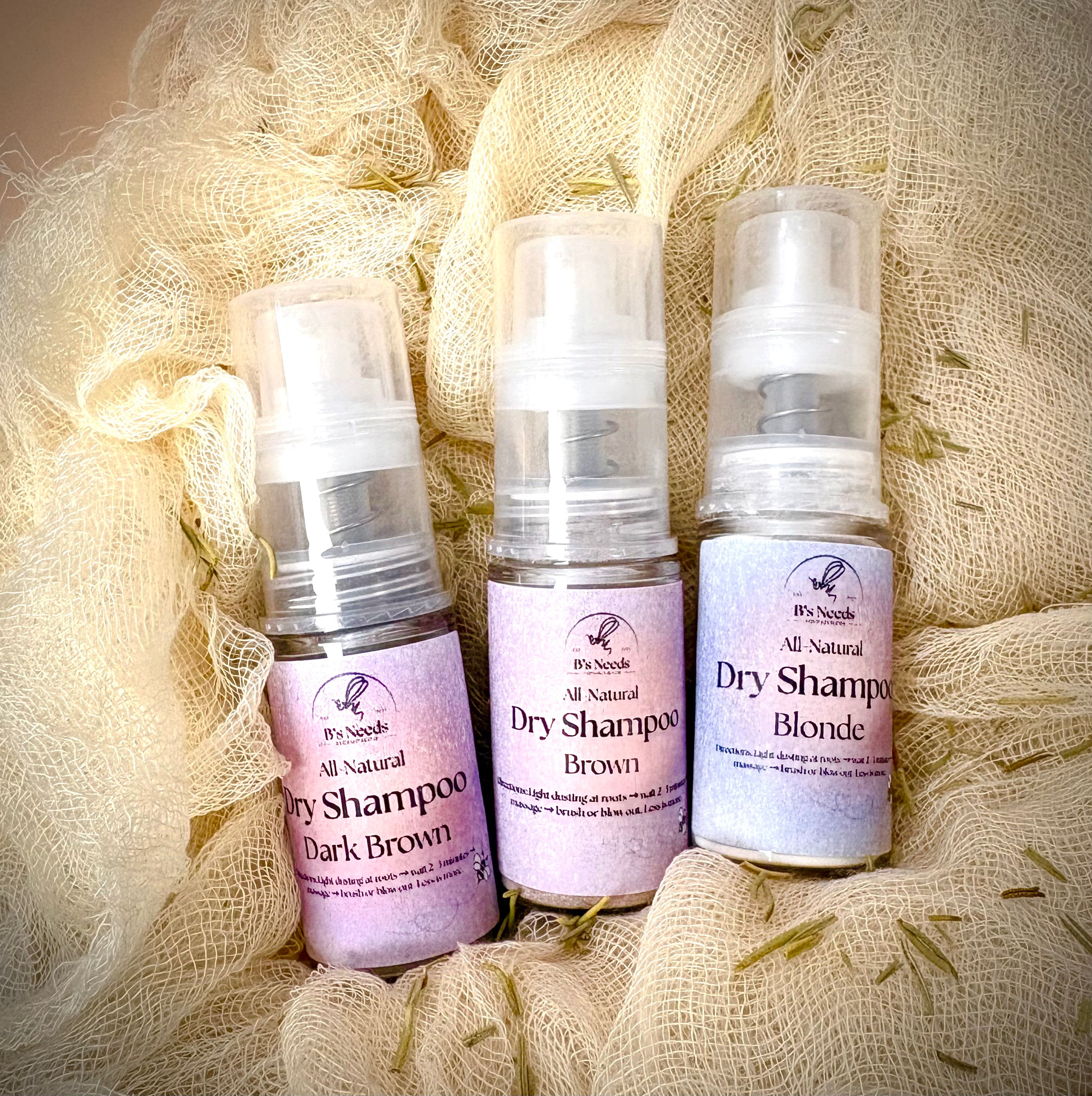 All-Natural Dry Shampoo Powder