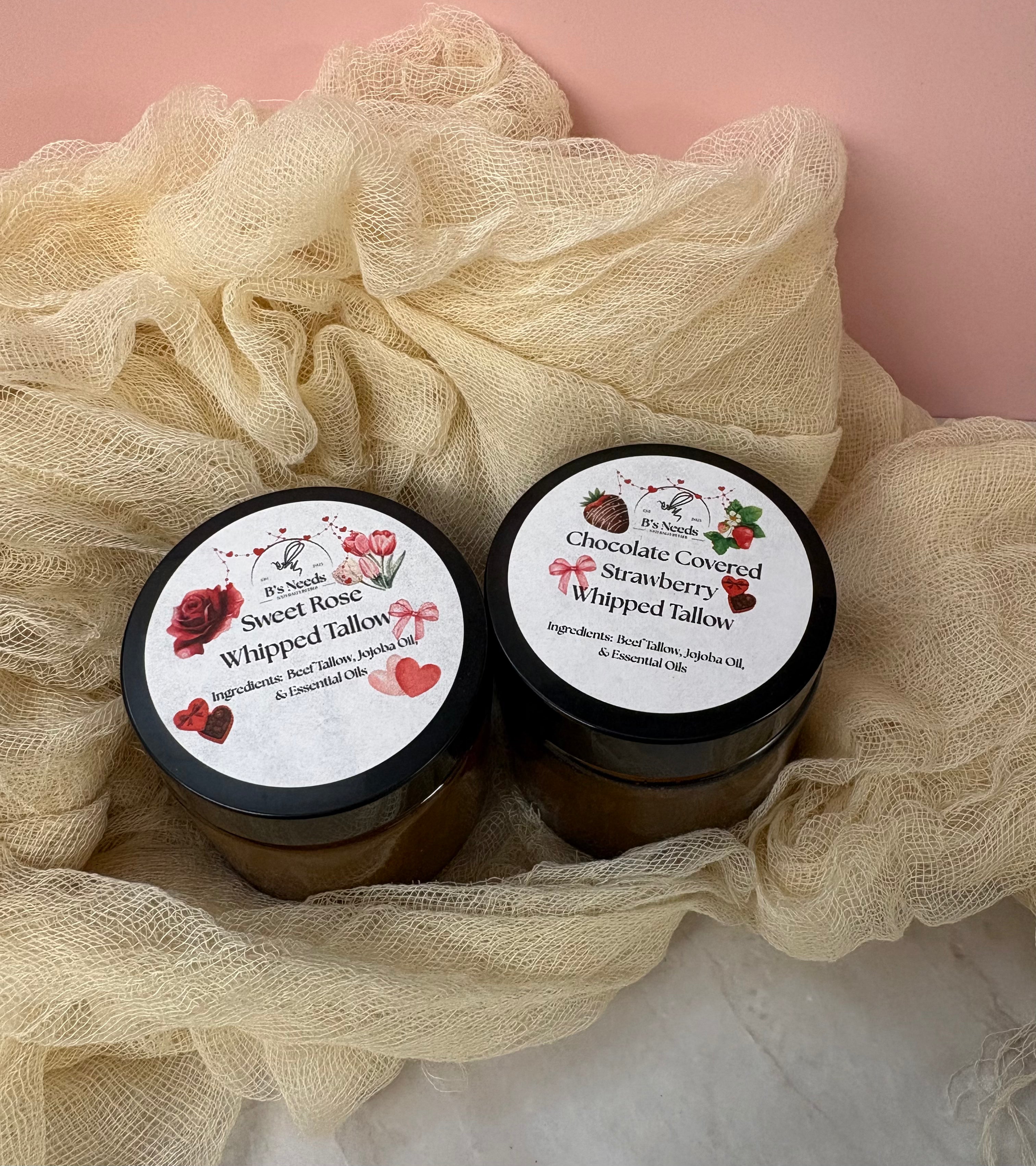Valentines Day Tallow Scrubs & Whipped