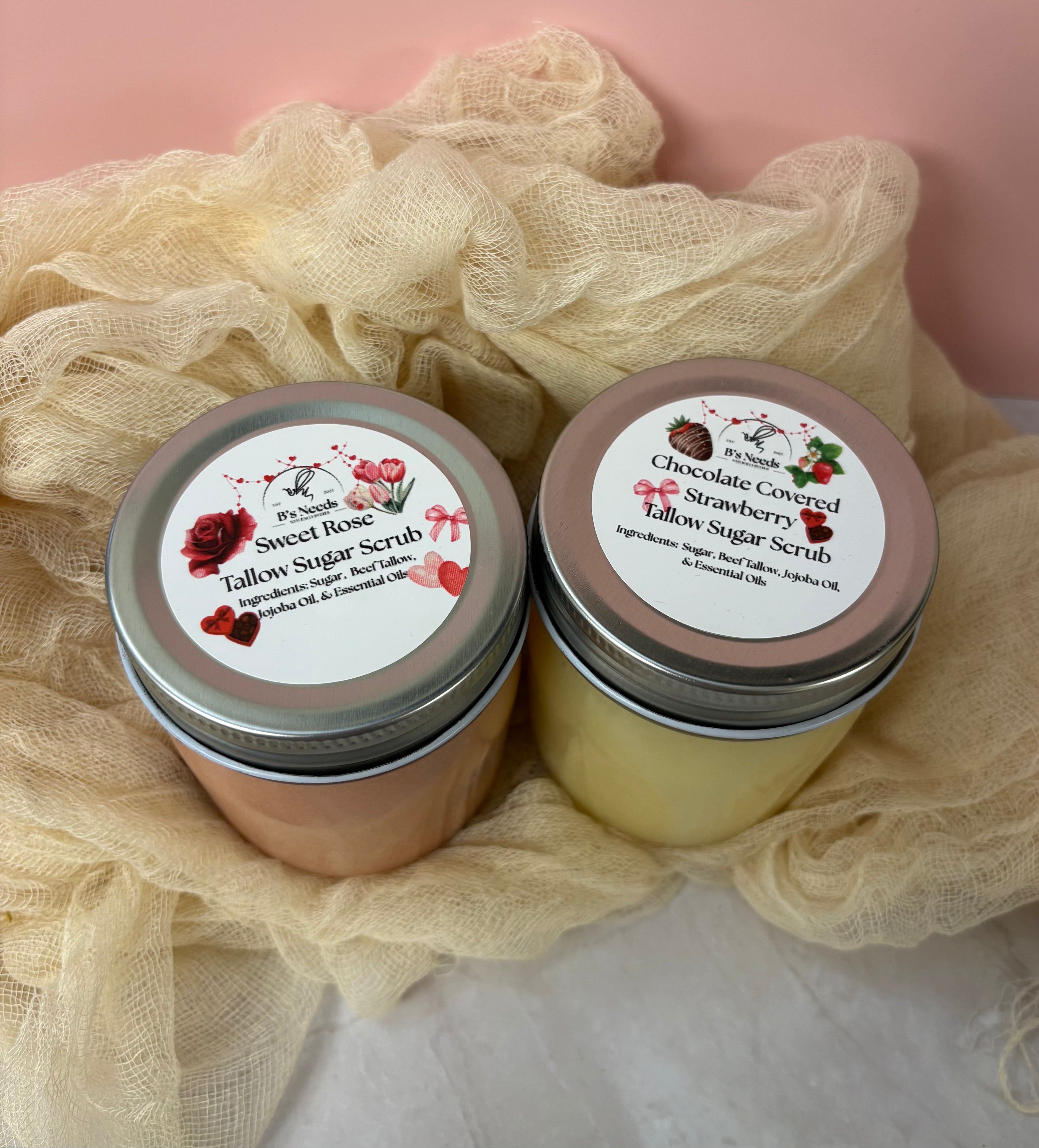 Valentines Day Tallow Scrubs & Whipped