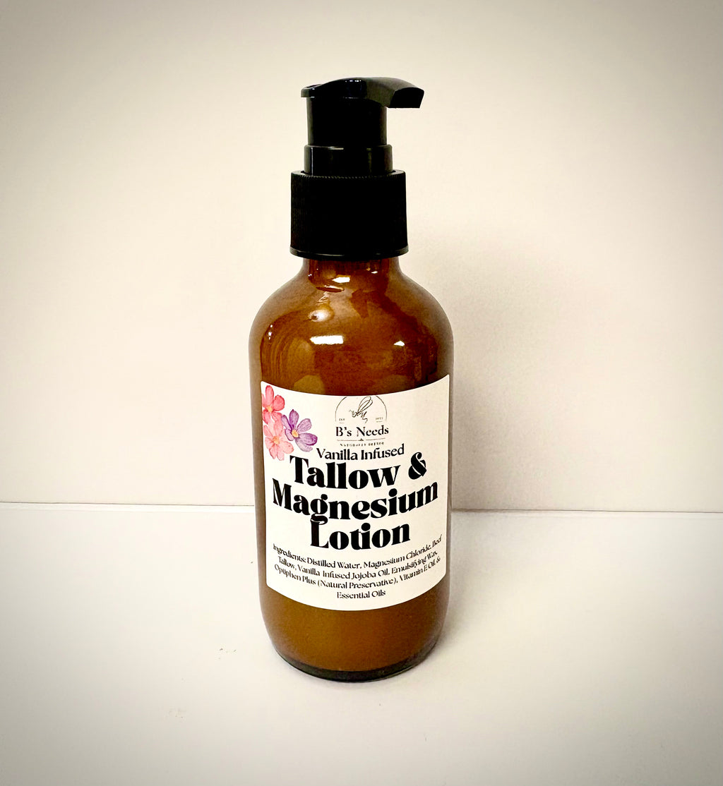 Tallow Lotion & Tallow & Magnesium Lotion